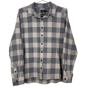 Pendleton Limited Edition Shadow Plaid Long Sleeve Button Up Flannel Shirt Large